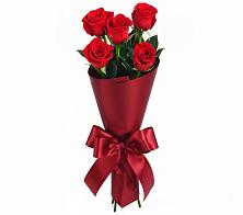 Букет 5 Красных роз Эдлесс Лав в Старотитаровской