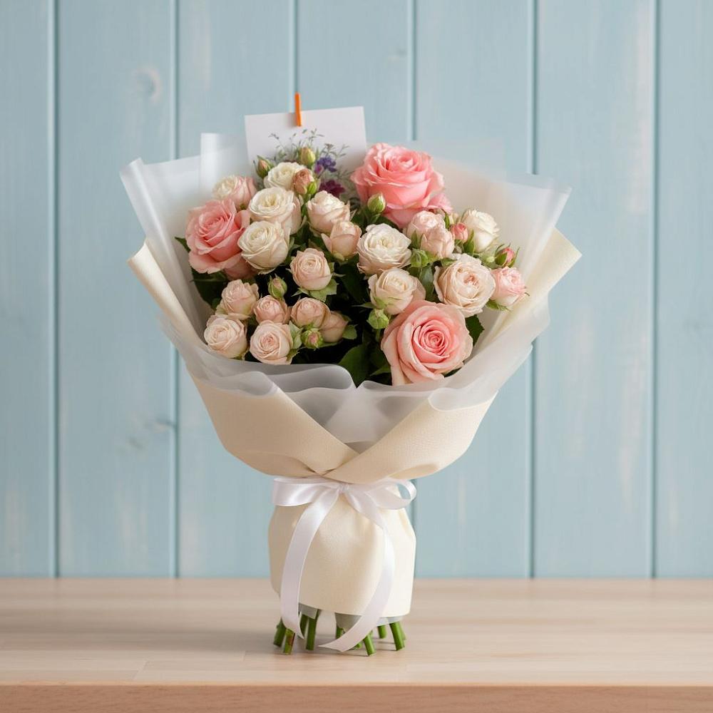 Букет цветов из: Розы в Старотитаровской