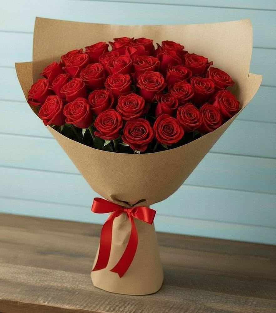 Букет Красные розы Милано в Старотитаровской