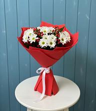 Букет цветов из:  Хризантемы в Старотитаровской