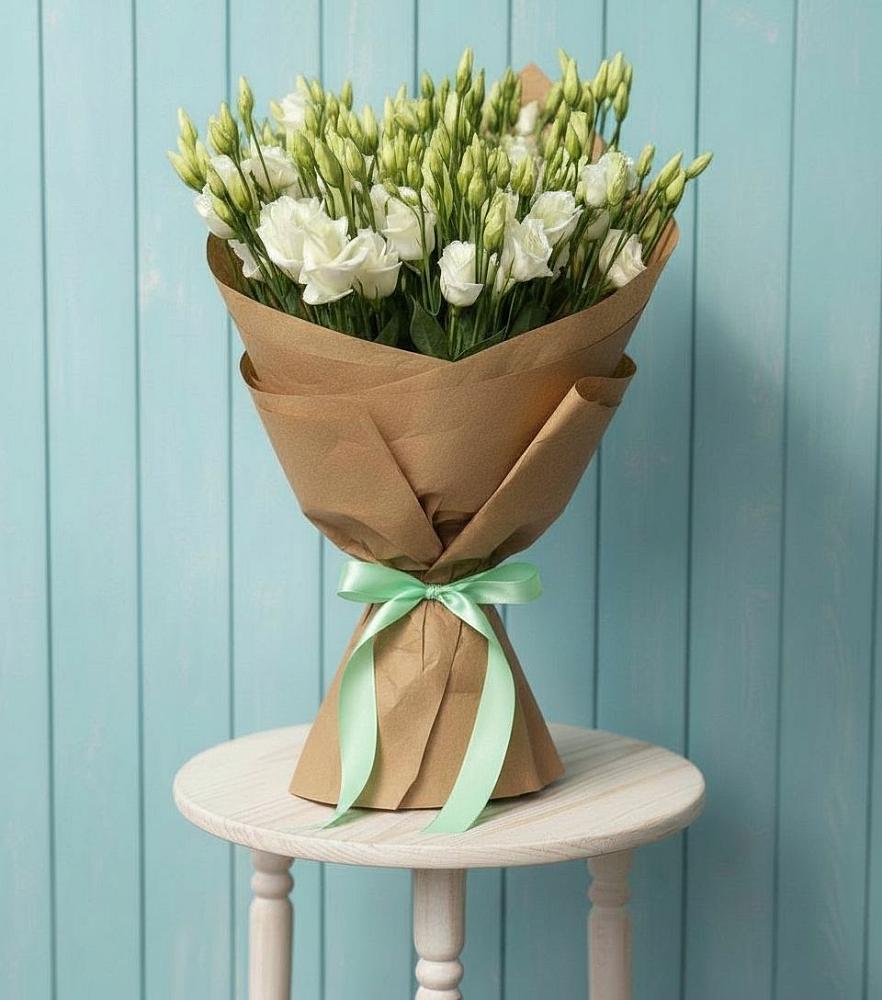 Букет цветов из: Лизиантусы в Старотитаровской