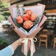 Букет цветов из:  Розы в Старотитаровской
