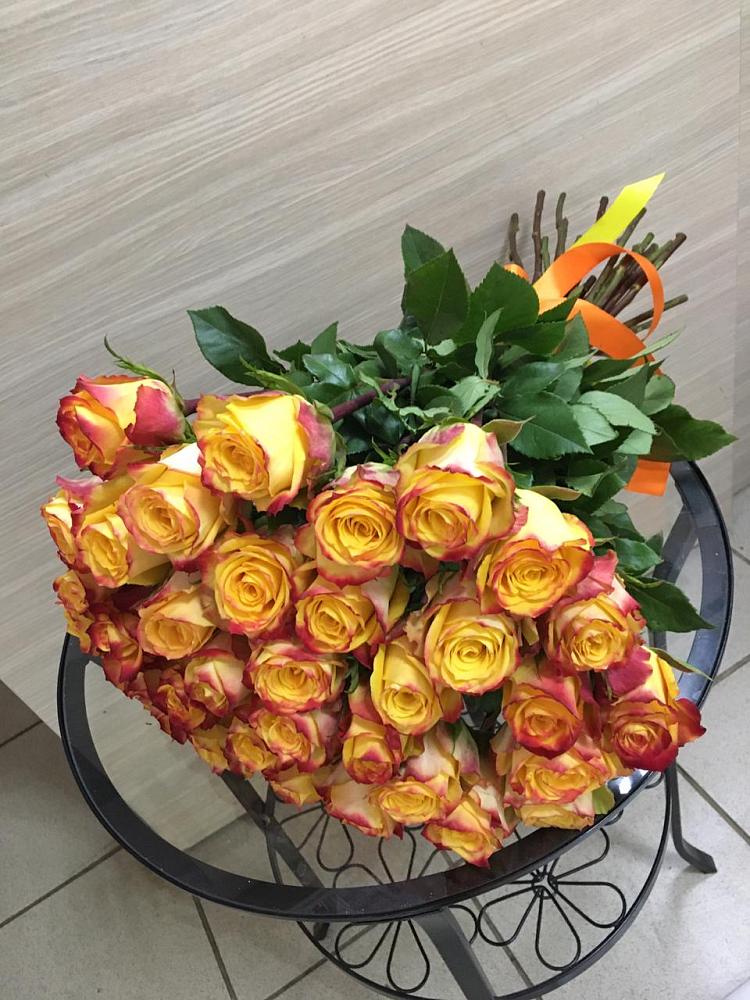 Букет Желтые розы в Старотитаровской