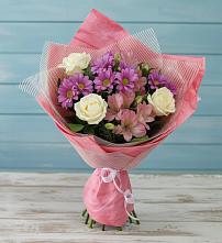 Букет цветов из:  Герберы в Старотитаровской