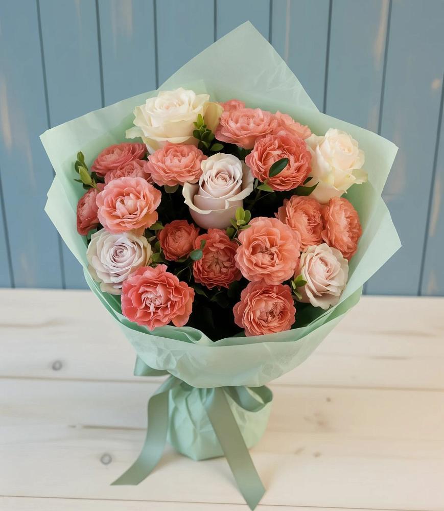 Букет цветов из: Розы в Старотитаровской