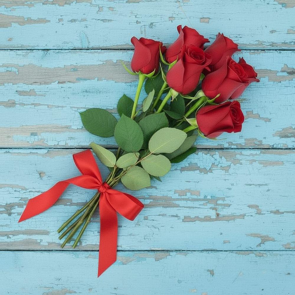 Букет Красные розы в Старотитаровской