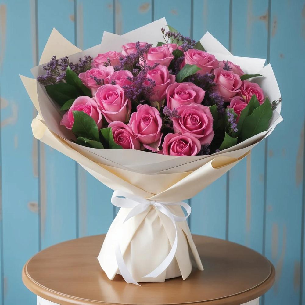 Букет цветов из: Розы в Старотитаровской