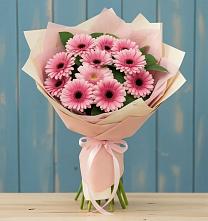 Букет цветов из:  Герберы в Старотитаровской