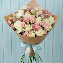 Букет цветов из:  Розы в Старотитаровской